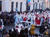 Парад Дедов Морозов 2013 в Гродно
